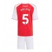 Arsenal Piero Hincapie #5 Hjemmedraktsett Barn 2025-26 Kortermet (+ Korte bukser)